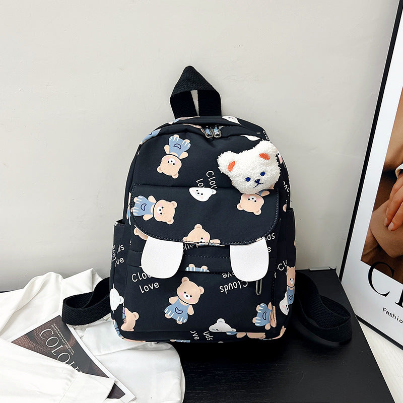 Cute Plush Bear-Themed Mini Backpack Stornfield