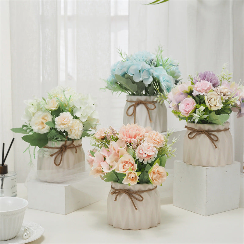 Decorative Faux Flower Arrangement