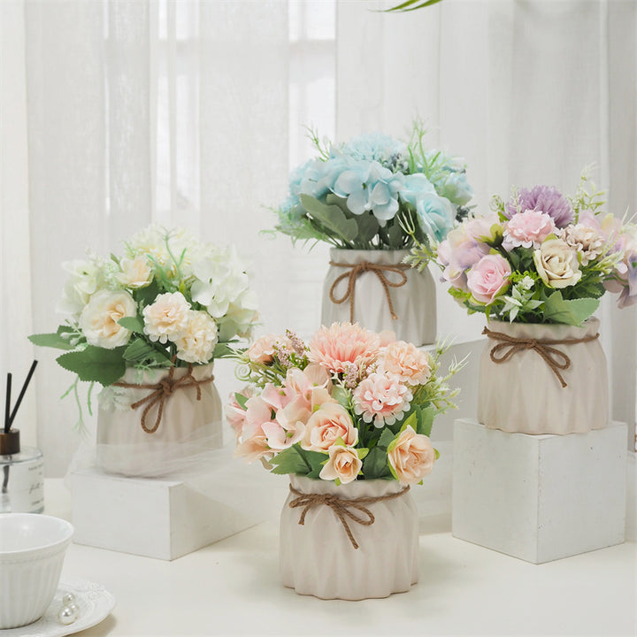 Decorative Faux Flower Arrangement