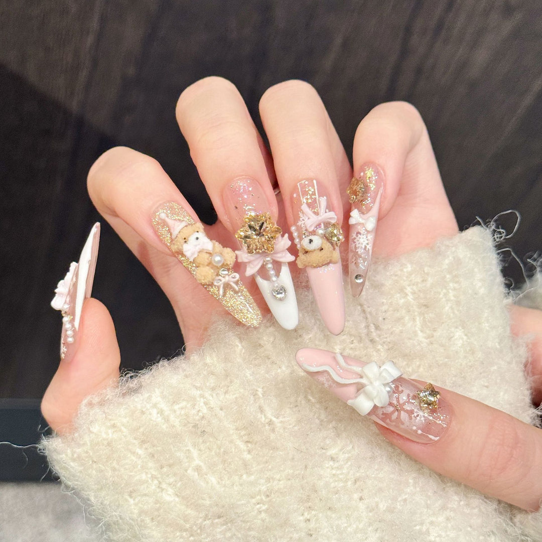 Decorative Articulated Press-On Nails