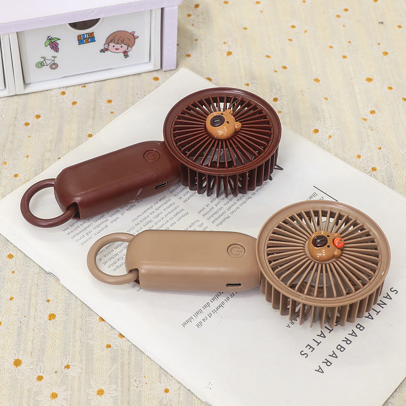 Women Portable Handheld Fan with Animal Design Stornfield