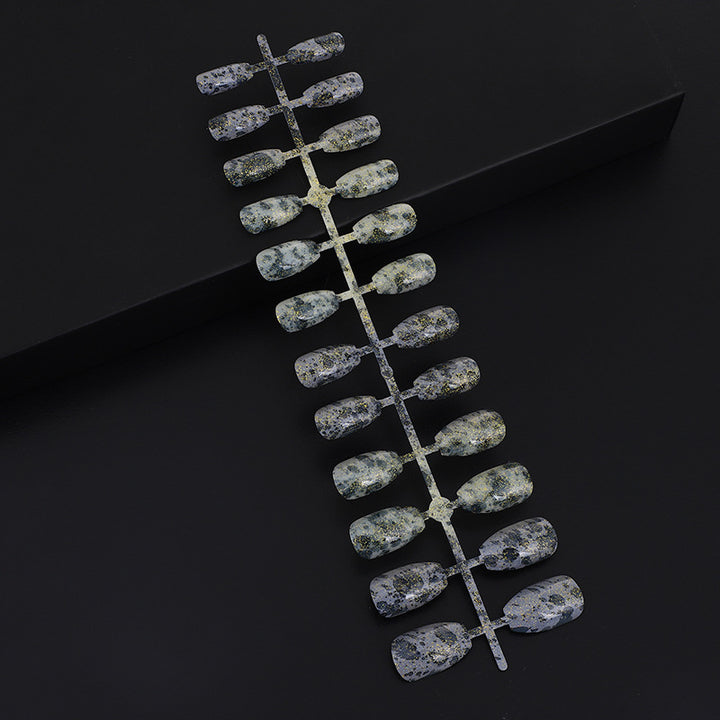 Luxury glitter design artificial nails Stornfield