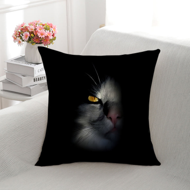 Artistic Ram Print Decorative Pillow