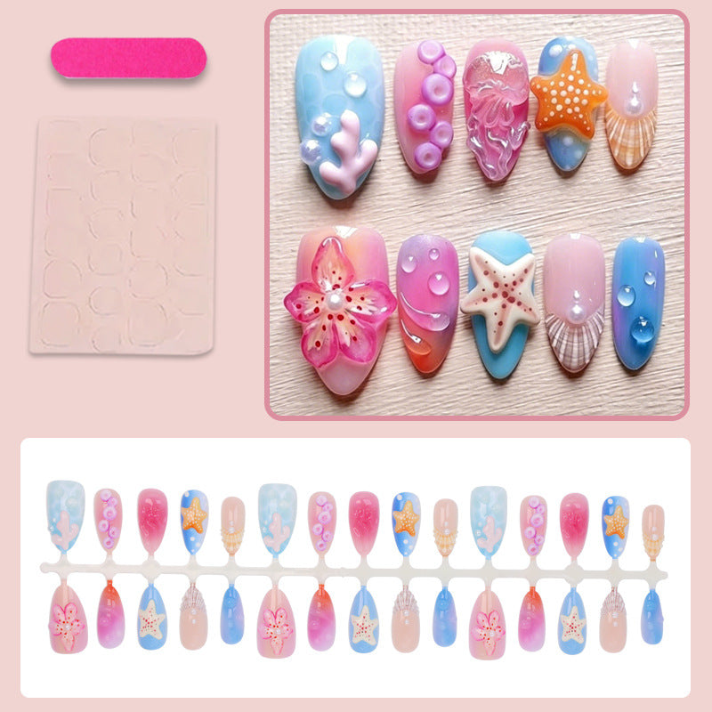 Nail art set with maritime and creative designs Stornfield