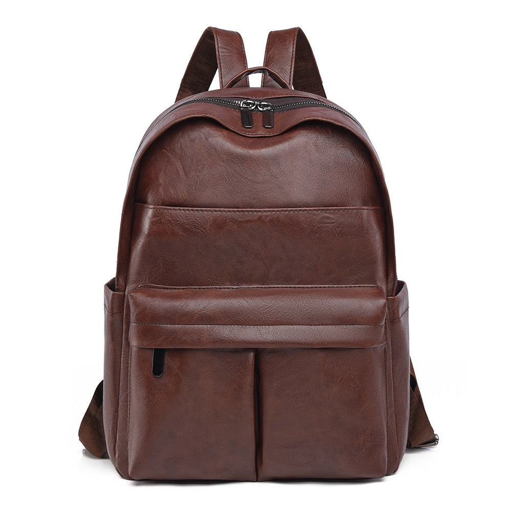Premium Leather Laptop Backpack Stornfield