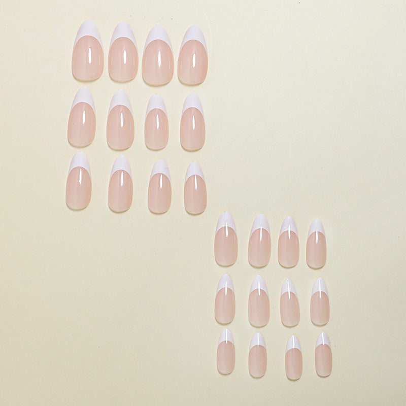 Elegant French Tip Press-On Nails Stornfield 1787224920