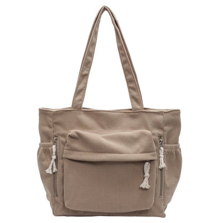 Textured Multi-Pocket Tote Bag Stornfield