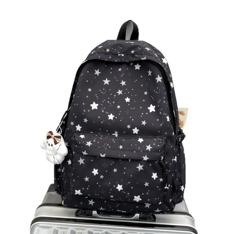 Star Print Casual Backpack Stornfield