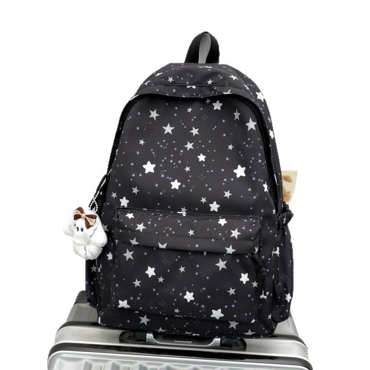 Star Print Casual Backpack Stornfield