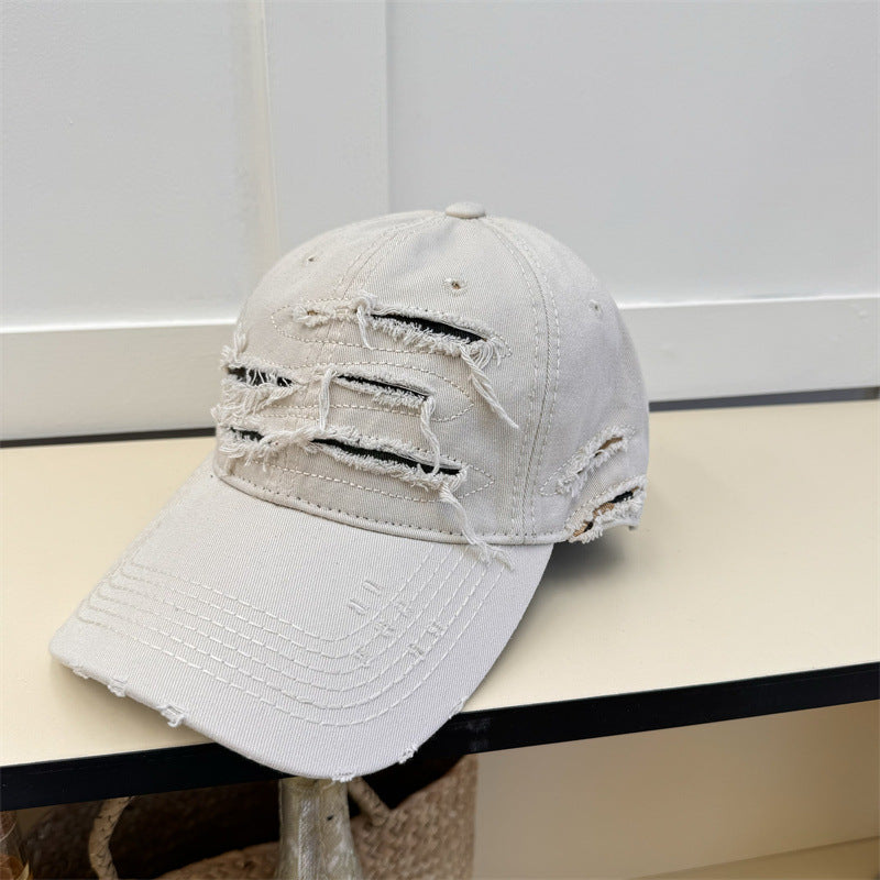 Men's Distressed Denim Baseball Cap Stornfield