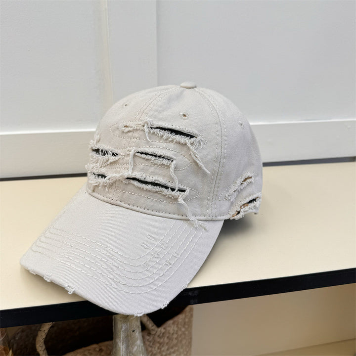 Men's Distressed Denim Baseball Cap Stornfield