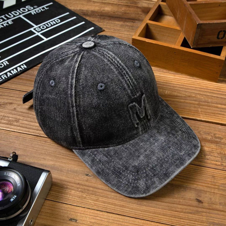 Men's Distressed Denim Baseball Cap Stornfield