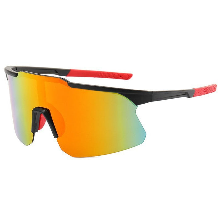 Unisex nan sporty performance sunglasses half rimless with polarized lenses and non-slip nose pad Stornfield