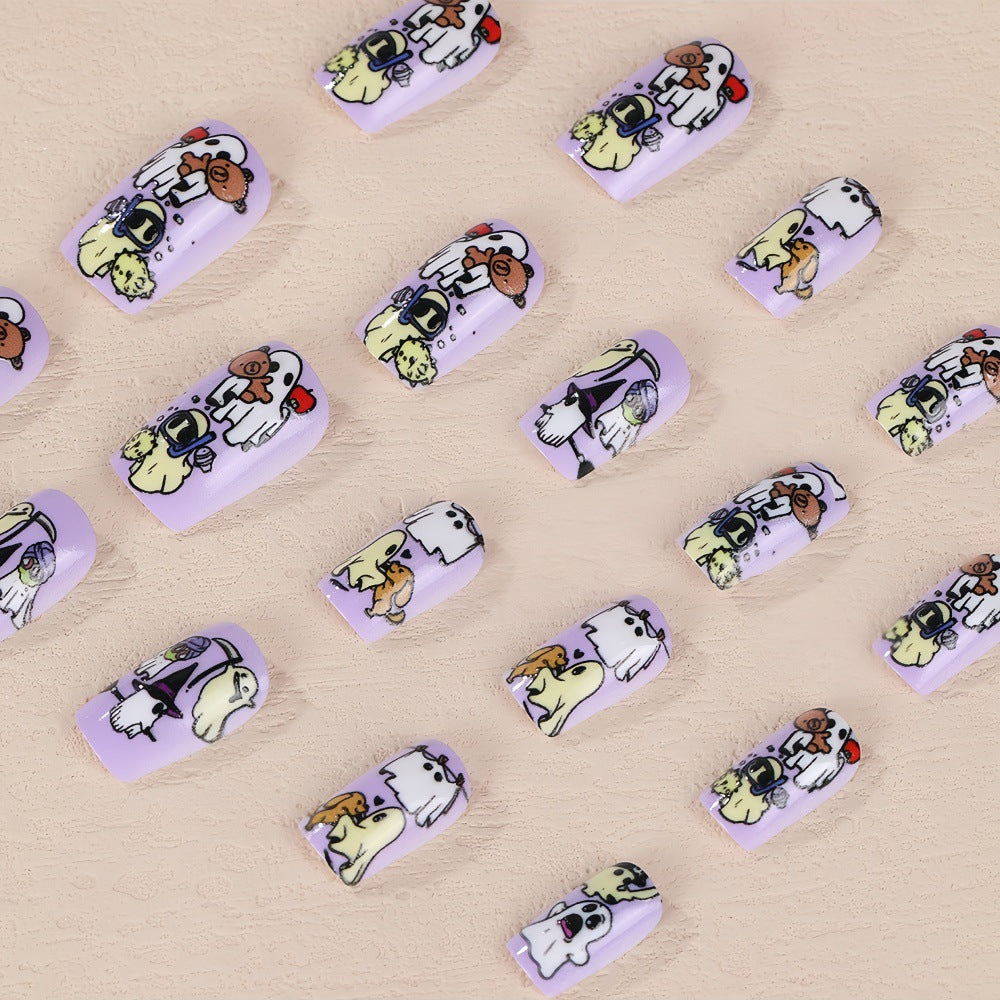 Creative Nail Set with Cartoon Designs Stornfield