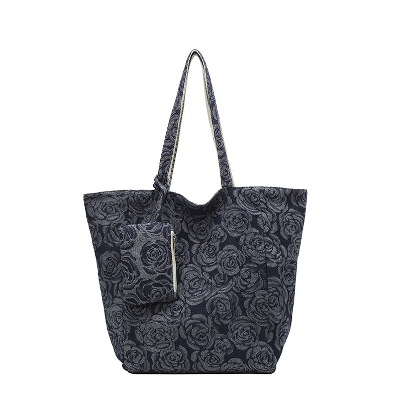 Large shopping bag with floral design Stornfield