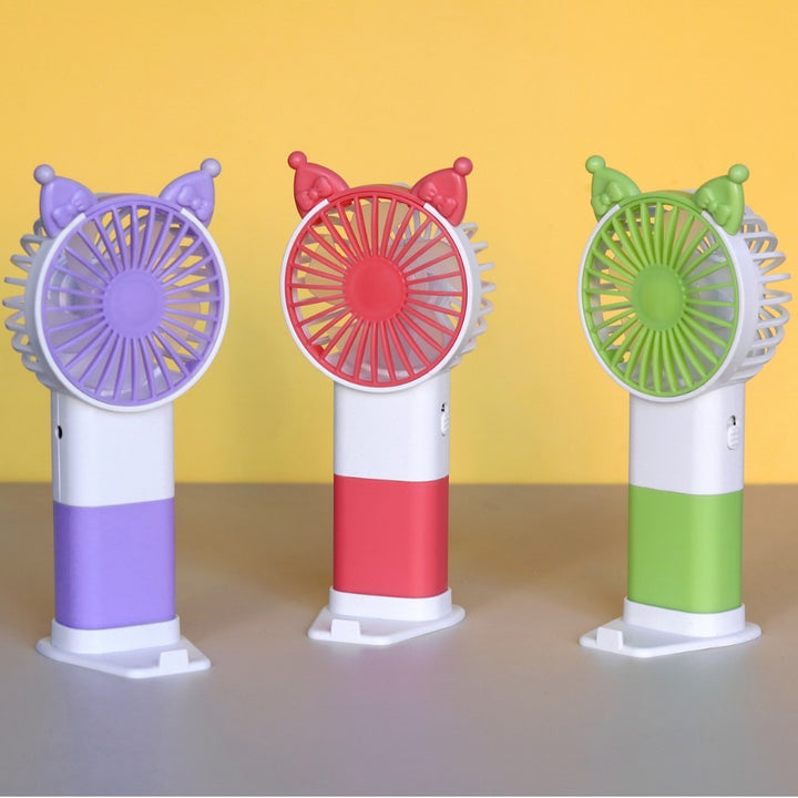 Unisex Portable Mini Hand Fan with Playful Design Stornfield