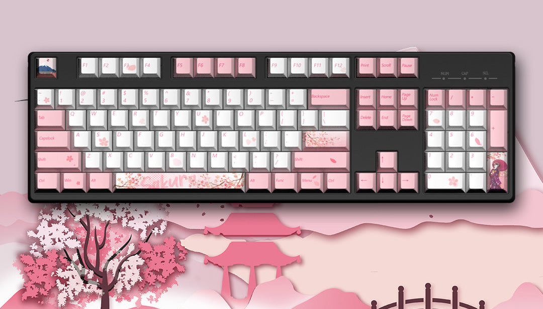 Ocean-Themed Mechanical Keyboard Stornfield