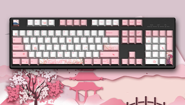Ocean-Themed Mechanical Keyboard Stornfield