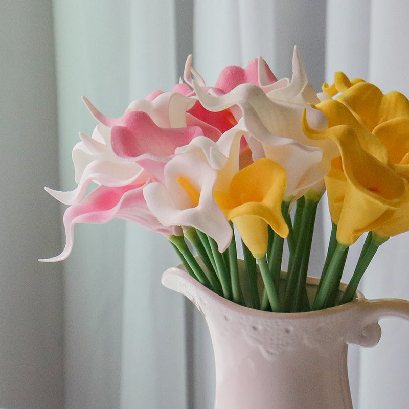 Realistic Decorative Calla Lily Stem