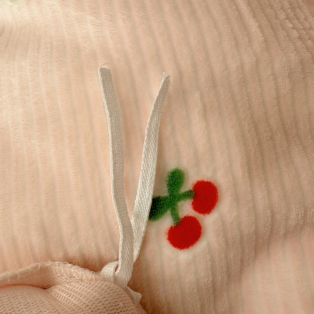 Cozy Floral Embroidered Quilt Set