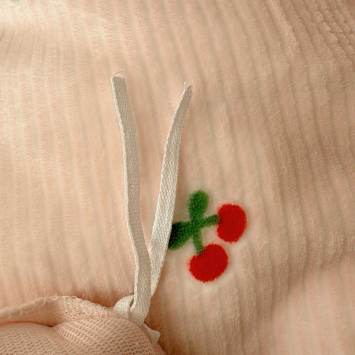 Cozy Floral Embroidered Quilt Set