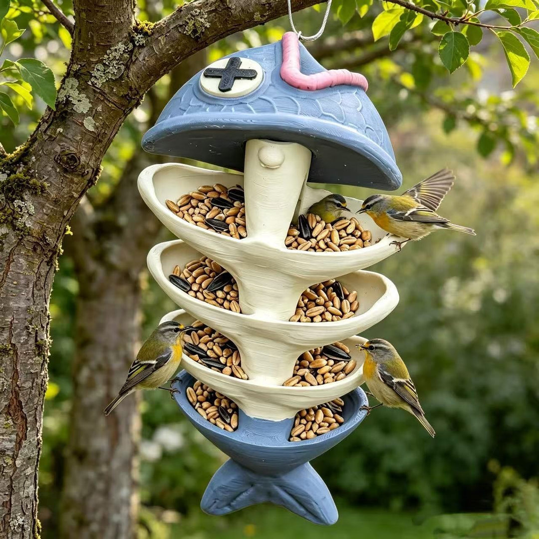 Creative Fish-Shaped Bird Feeder Stornfield