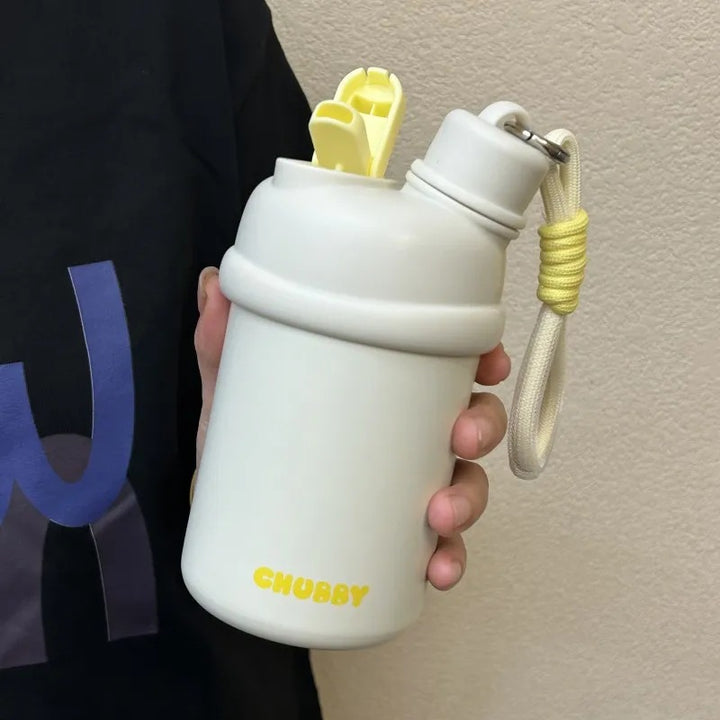 Women's Sporty Water Bottle with Practical Carrying Strap Stornfield