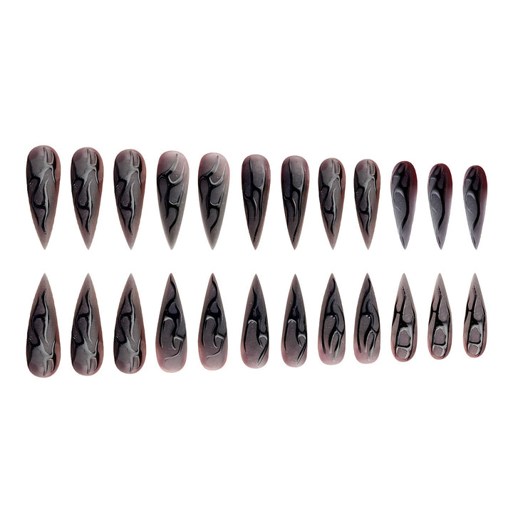 Artistic Stiletto Nail Art Enhancements Stornfield