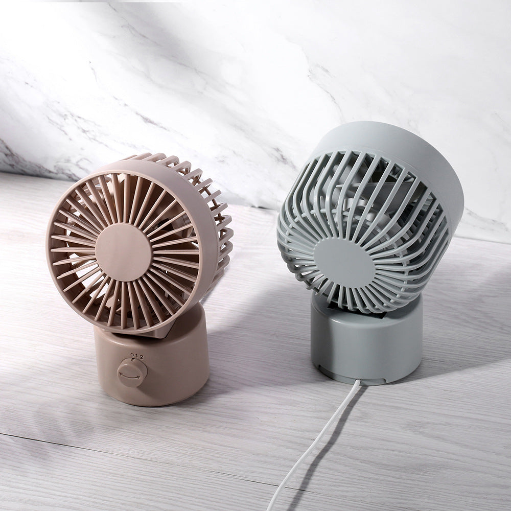 Unisex compact table fan with tiltable head and rechargeable battery Stornfield