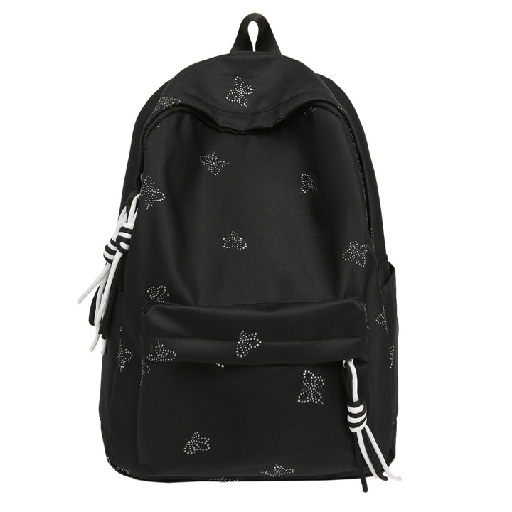 Butterfly Emblem Decorated Backpack Stornfield