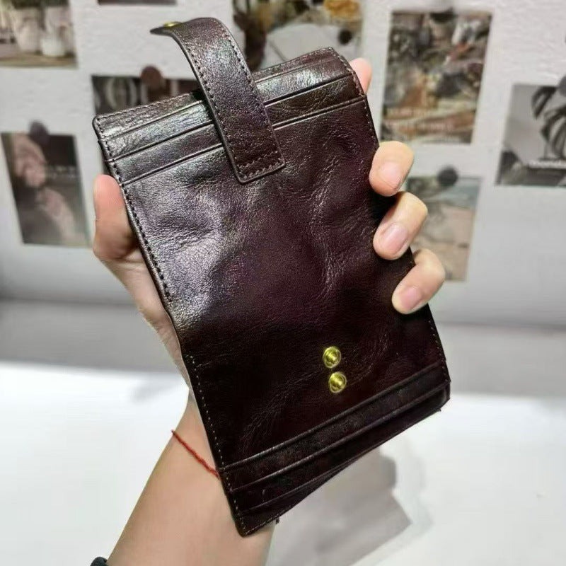Genuine Leather Card Holder Wallet
