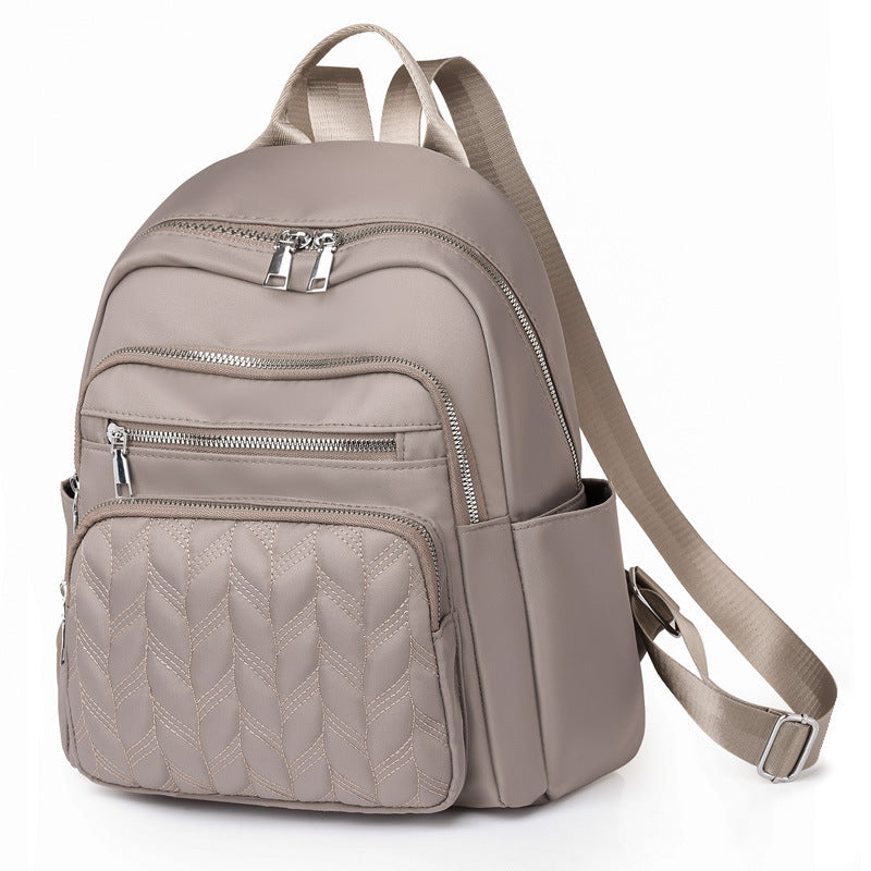 Versatile Quilted Backpack with Multiple Compartments Stornfield