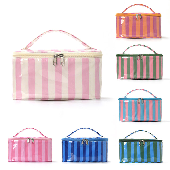 Cosmetic organizer with carry handle and water-repellent coating Stornfield