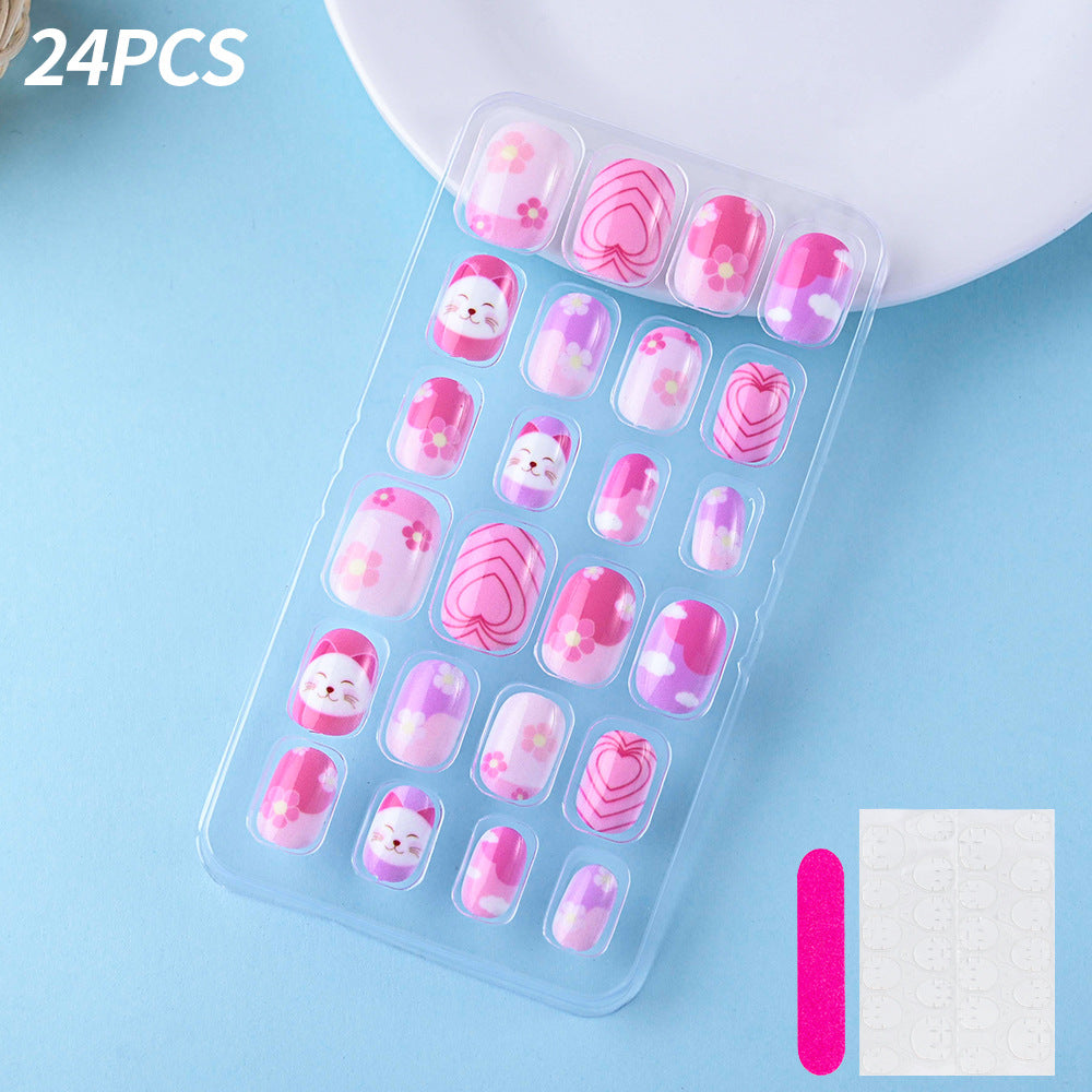 Themed Summer Beach Nail Art Press-On Nails Stornfield