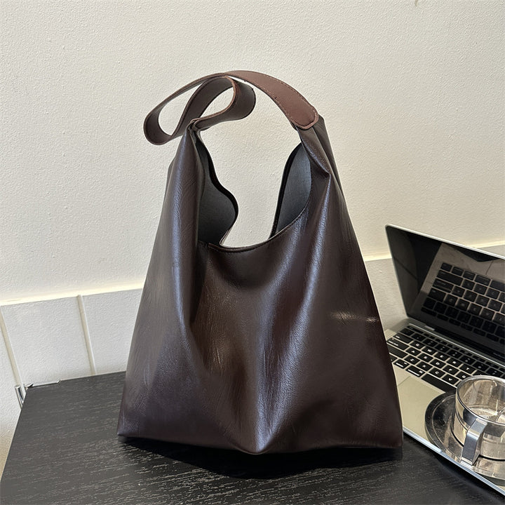 Stylish Leather Hobo Bag
