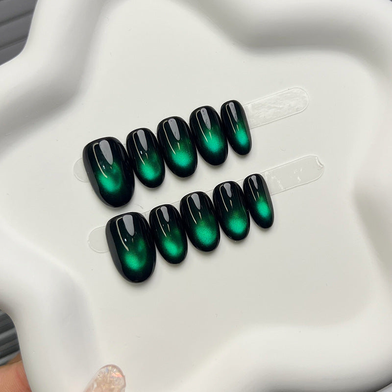 Glossy Gradient Press-On Nails