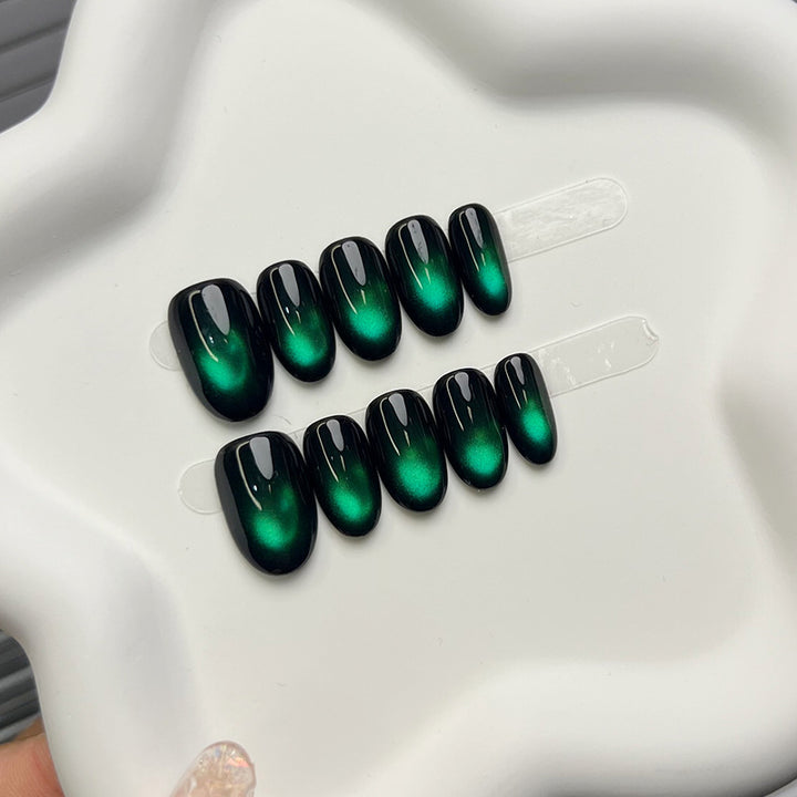 Glossy Gradient Press-On Nails