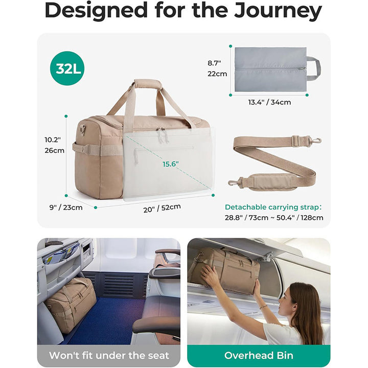 Versatile Multi-Compartment Travel Duffle Bag Stornfield