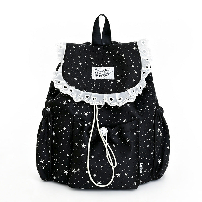 Charming Star-Patterned Backpack Stornfield