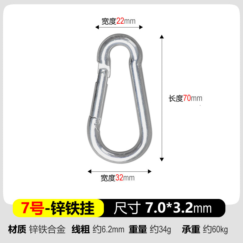 Spring steel carabiner hook Stornfield