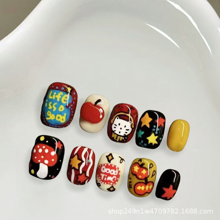 Playful Artistic Nail Art Design Set Stornfield