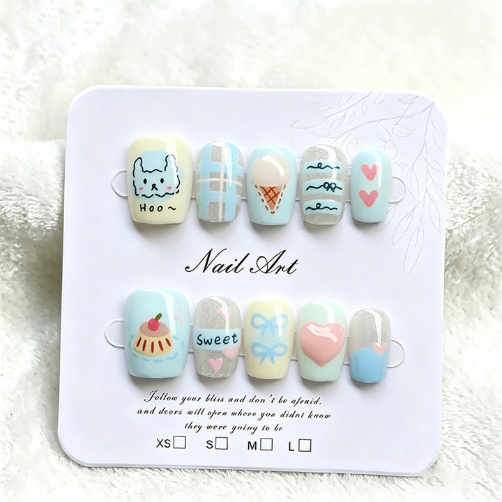 Creative Themed Press-On Nail Set Stornfield