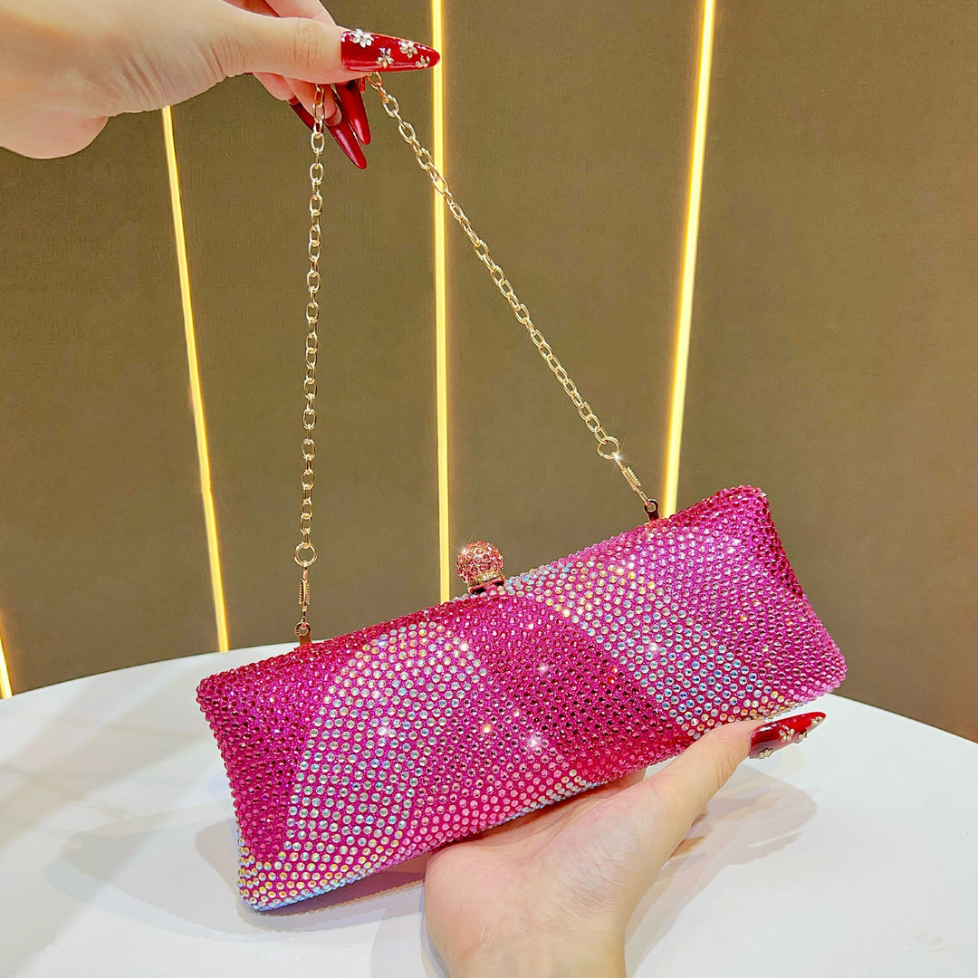 Glamorous Rhinestone-Studded Clutch