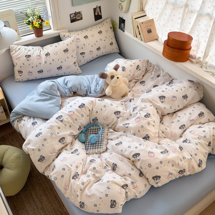 Bear-Themed Duvet Cover Set