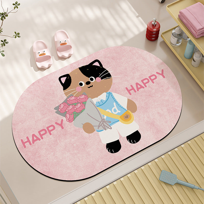 Playful Dog-Themed Area Rug