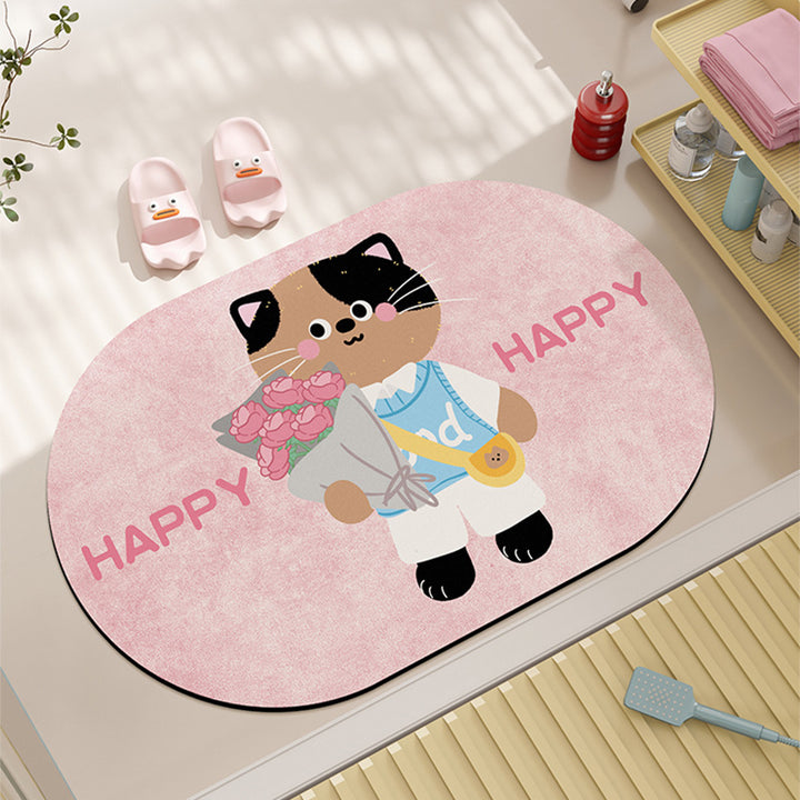 Playful Dog-Themed Area Rug