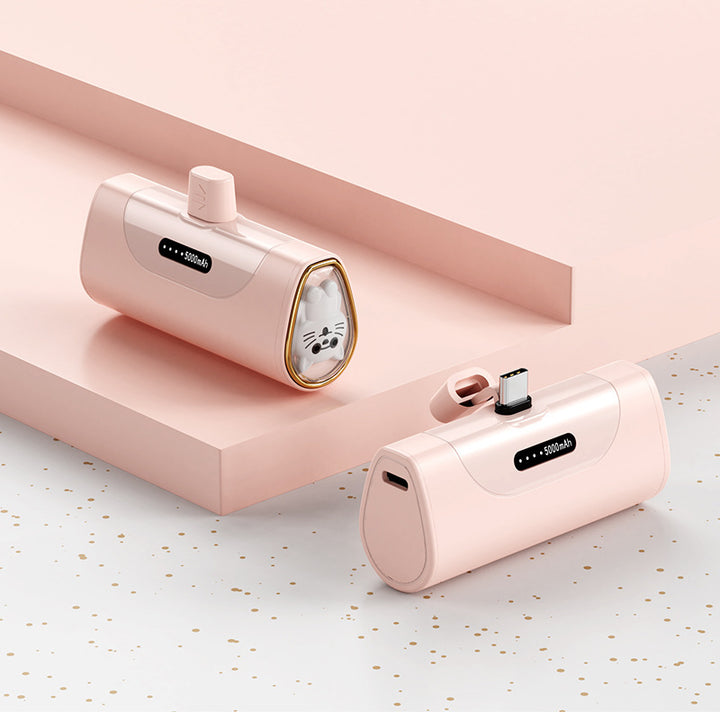 Funny power bank with integrated animal figure Stornfield