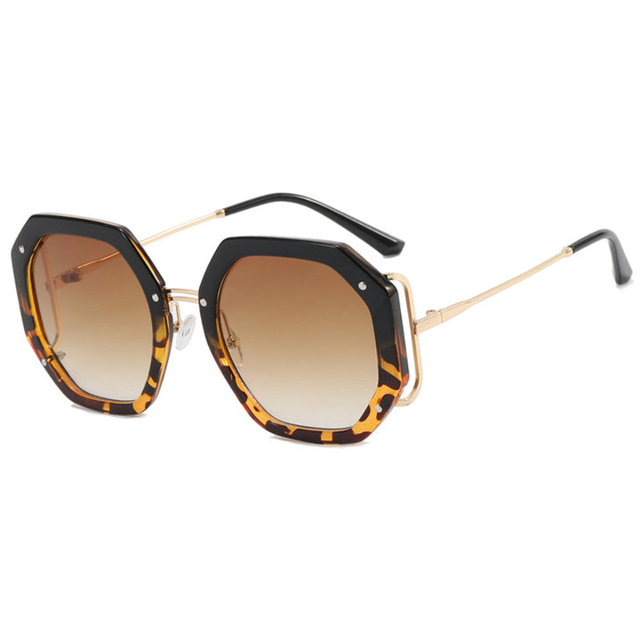 Ladies stylish octagonal sunglasses with UV protection and elegant frame Stornfield