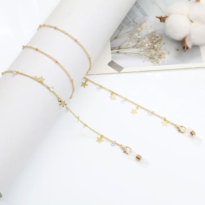 Cross-Embellished Eyewear Chain Stornfield