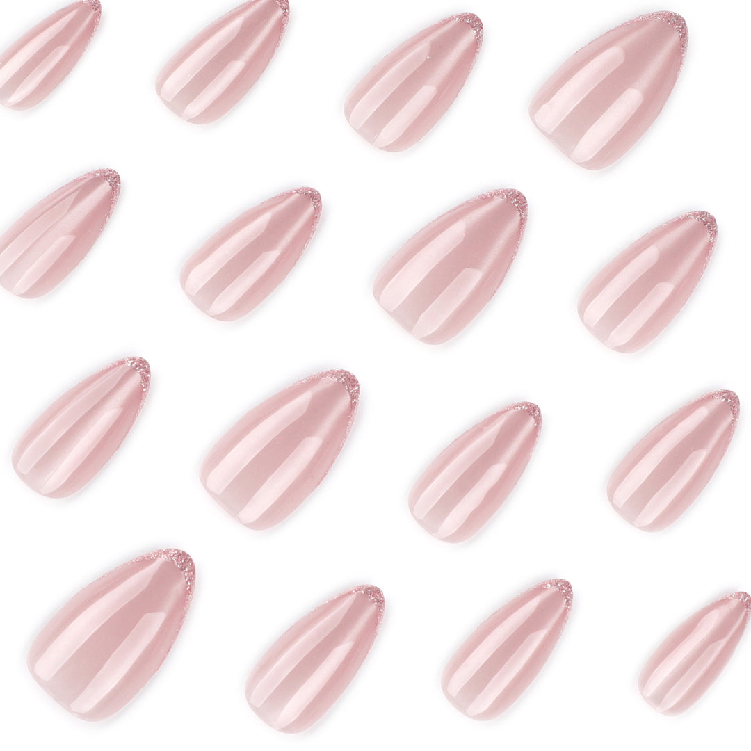 Artful stiletto nails with elegant ombre pattern Stornfield